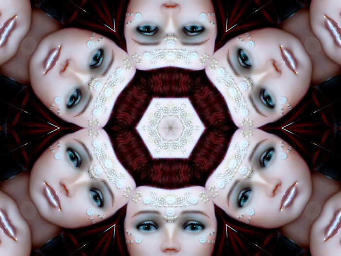 posing like ornamental acid